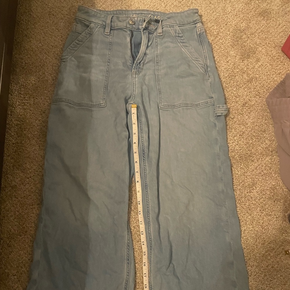 american eagle wide leg jeans